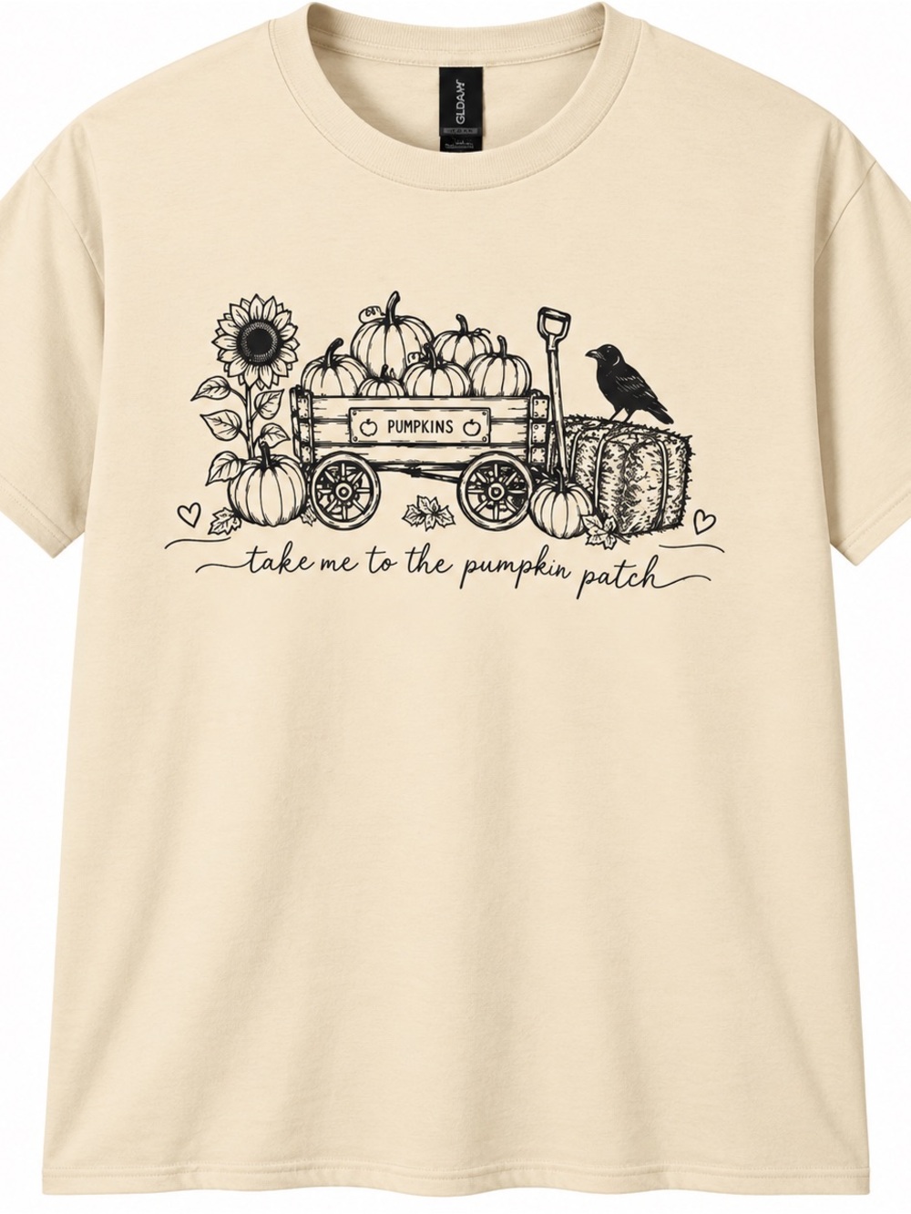 Adult 2XL NWOT Take Me To The Pumpkin Patch Graphic Tee